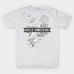 "Build Something" Lego Patent Art T-Shirt